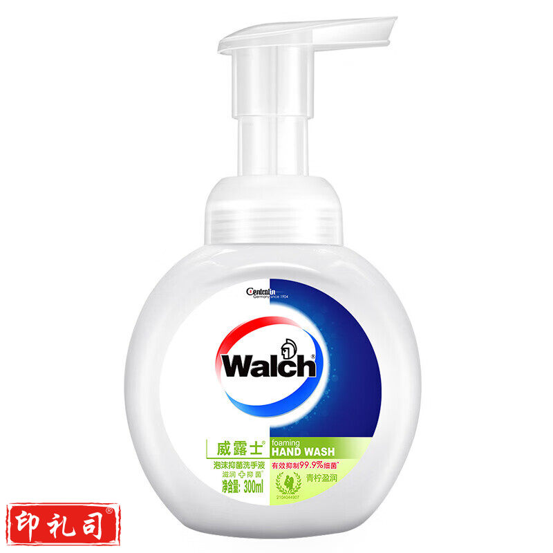 威露士（Walch）泡沫抑菌洗手液青柠盈润300ml