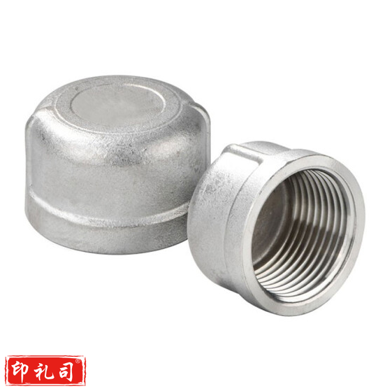 304不锈钢堵帽 不锈钢管帽 4分