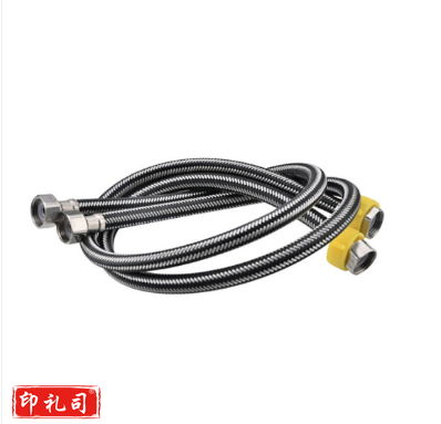 不锈钢软连接管 50cm 马桶软管 编织冷热进水软管 上水管 安玛双锁母编织软管