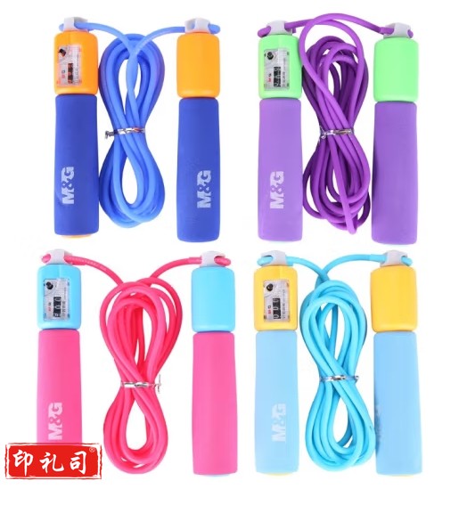 经典计数PVC跳绳 单个装颜色随机