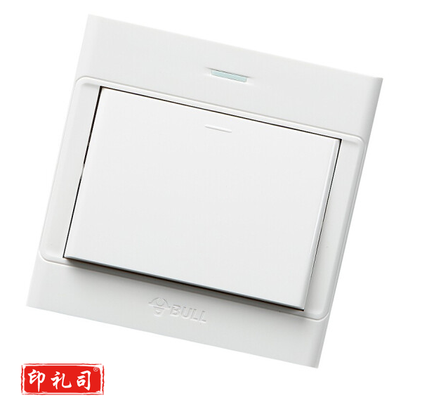 BULL/公牛 G09明装86型一开单控开关 GN-G09 K111Y 1只 销售单位：只