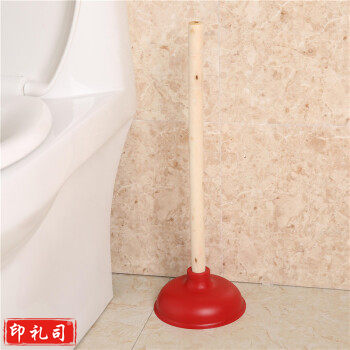 强力卫生间木柄马桶吸 管道疏通器 马桶抽子皮搋子 木把揣子