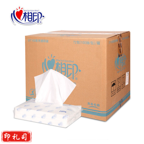 心相印 DT100 双层100抽/包*72包/箱 190mm*210mm