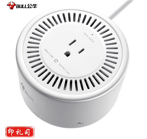 公牛GN-P2变压器 1.5M美国日本等电器转换器插座110V/220V转换 功率200W内适用