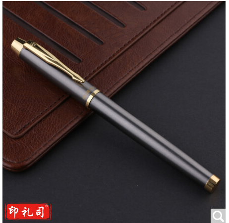 英雄（HERO）钢笔/签字笔7006 学生办公练字钢笔商务礼品 F尖 灰色 7006