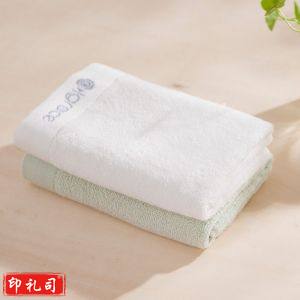 洁丽雅（Grace） 6413A 竹纤维绣花美容面巾 720*330mm 白色