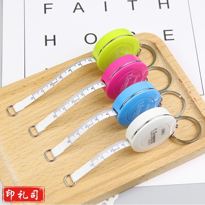 得力8214皮卷尺1.5m(混)(10把)