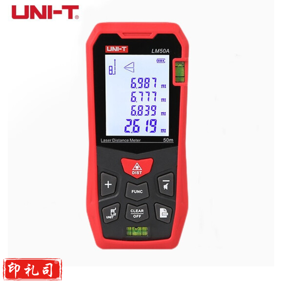 优利德（UNI-T）激光测距仪 高精度手持式红外线测量仪 LM50A（50米） 干电池款 