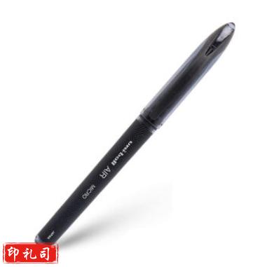 三菱uni-ball AIR签字笔UBA-188-M 顺滑草图笔绘图笔自由控墨黑科技学生0.5m 黑色 12支 