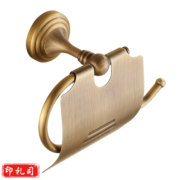 辉煌（HHSN）5J6807-MGG 全铜欧式仿古厕纸 全铜 卫生间纸巾盒卷纸 卫浴五金挂件  