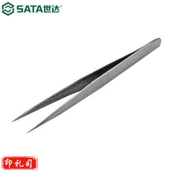 世达（SATA）03101 尖头镊子125MM 