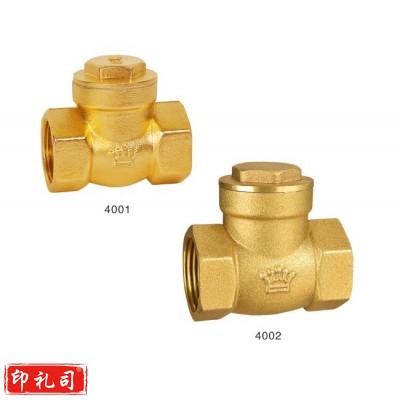 皇冠 DN20铜阀门4002 铜锻压止回阀