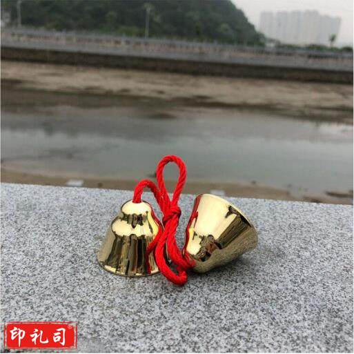奥尔夫打击乐器碰钟一对 直径4.5CM 