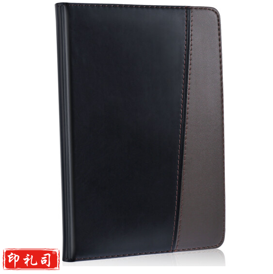 得力7912皮面笔记本-120张-32K(205*143mm)(黑色) 