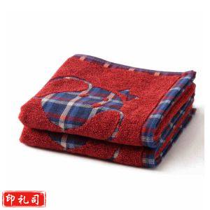 金号金笛面巾 RA550 78*35cm 花式双层格子