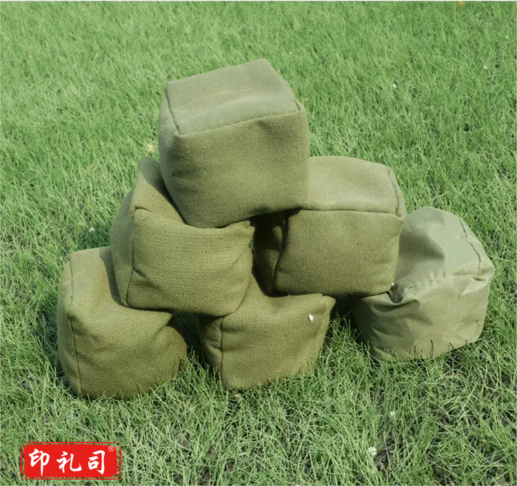 帆布沙包 沙包 绿色帆布沙包.