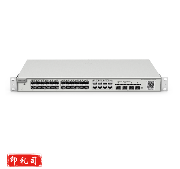 锐捷 RG-NBS3200-24SFP/8GT4XS 二层网管24口千兆交换机 全光口 灰色 