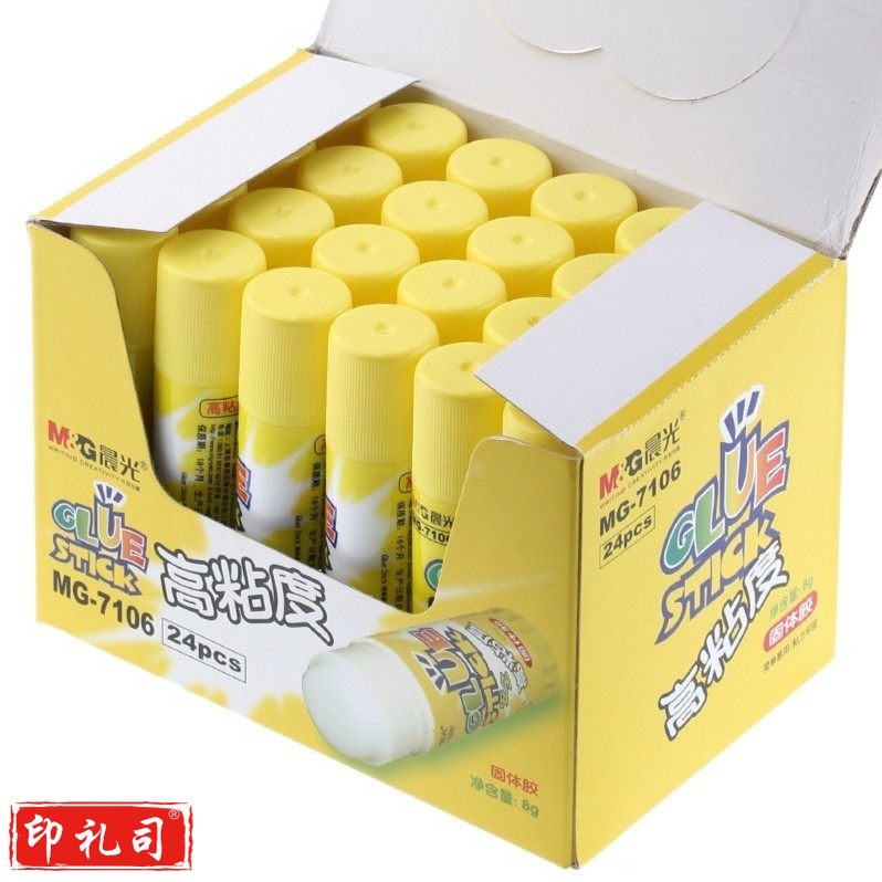 晨光8g高粘度固体胶MG7106 24支/盒