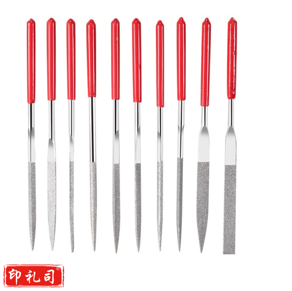 金刚石锉刀10件套 钢挫圆挫扁挫半圆锉方形挫三角锉 