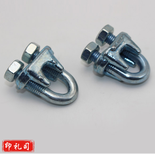 锌钢丝绳卡头 m6夹头U型夹绳扣卡扣扎头锁扣紧绳器 