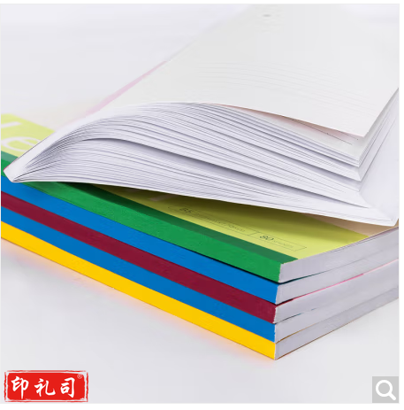 得力7665办公无线装订本(混)-80张-B5(本)