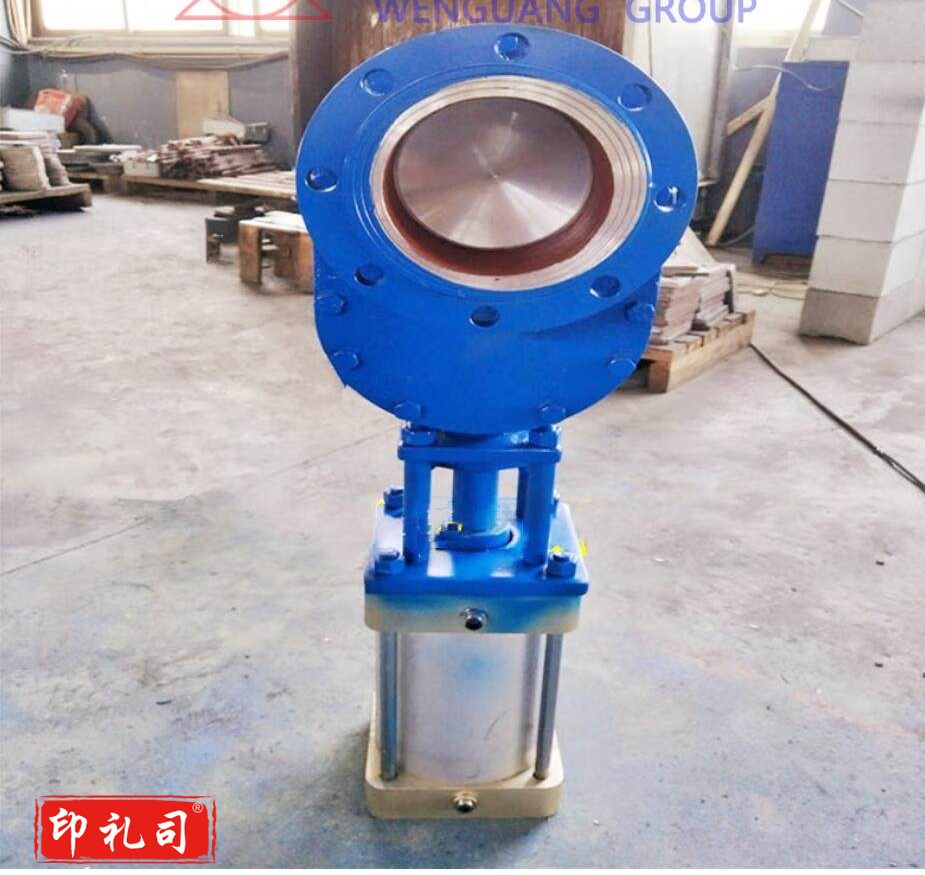 气动双闸板阀DN50 法兰连接接口公称压力10bar Z644TC-10C 