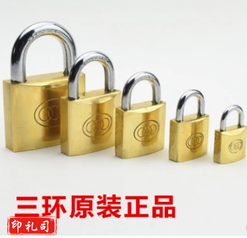 三环 铜挂锁 38mm 263 6/盒 单位；把