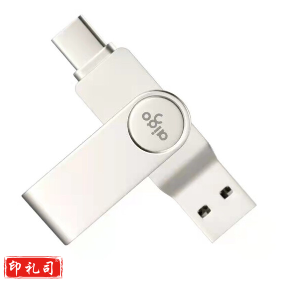 爱国者 U盘 U356 32G （银） Type-C USB3.1 手机U盘 炫酷高速款 双接口手机电脑用