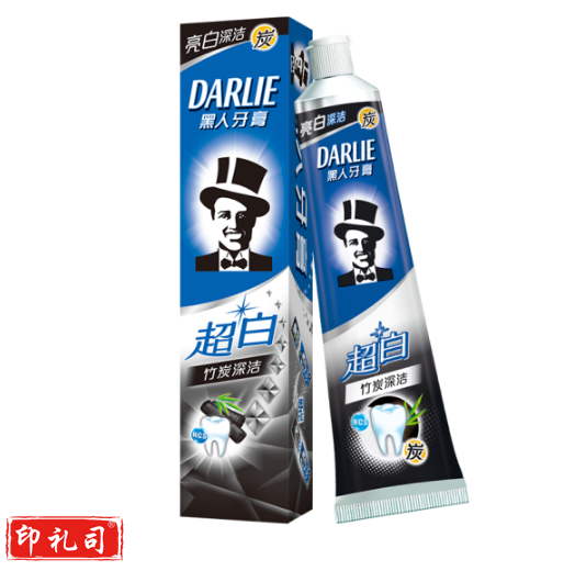 黑人 190g 超白竹炭 去渍深洁牙膏（48支一箱） 