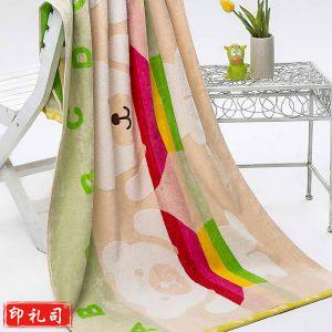 洁丽雅 割绒七彩熊 浴巾 8851A 