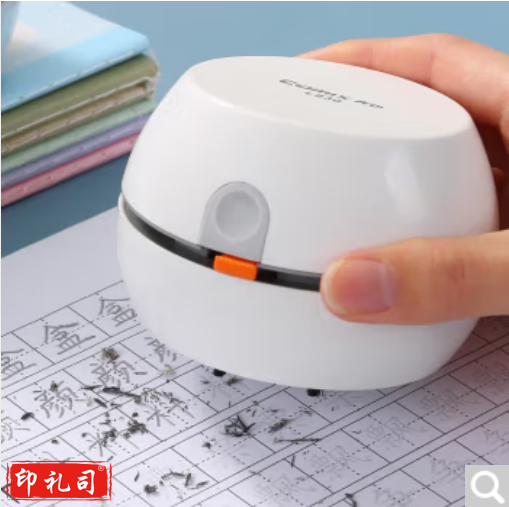 齐心(COMIX)强吸力桌面吸尘器 迷你键盘除尘清洁助手 橡皮屑清洁器 办公用品 L830 白色