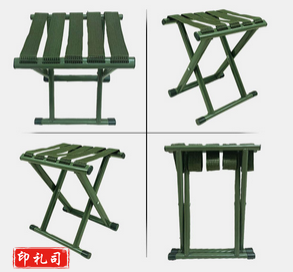 马扎 户外军训钓鱼折叠马扎 结实耐用织带马扎 35小号【扁管0.6mm】