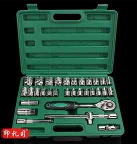汽修工具箱套装 32件镜面套筒扳手 （快脱棘轮）