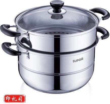 苏泊尔好帮手不锈钢双层蒸锅SZ26B7 