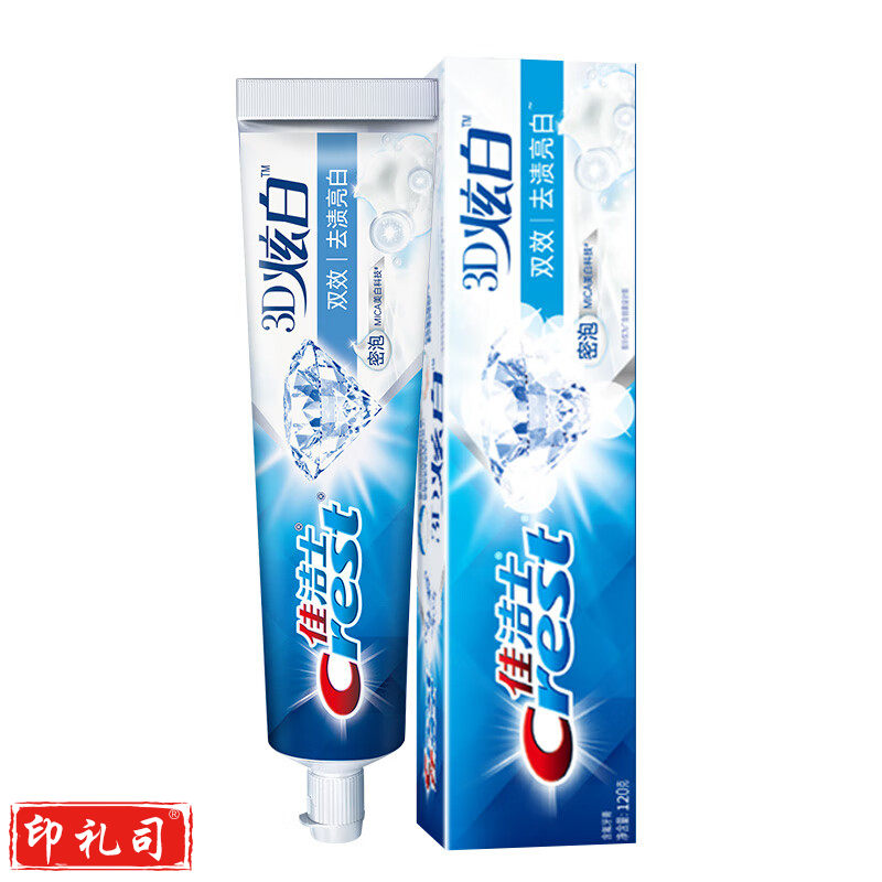 佳洁士 3D炫白双效牙膏 120G