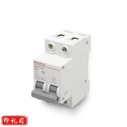 人民电器 DZ47-60（50A／2P） 断路器 空气开关 
