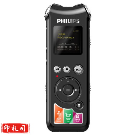 飞利浦（PHILIPS）VTR8010 16GB 执法取证 录音笔 720P高清录像摄像