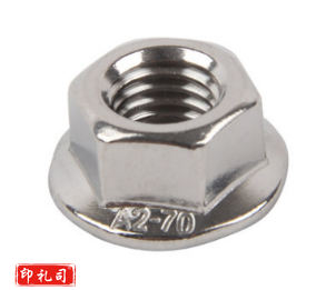 不锈钢法兰螺母防滑六角法兰螺帽 M3