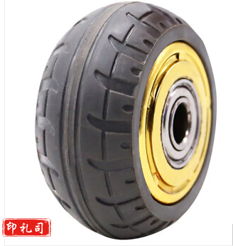 8寸橡胶轮 直径约200mm 