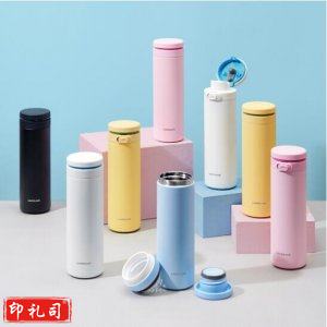 乐扣乐扣 locknlock LHC3274 316不锈钢弹跳保温杯 商务便携保温保冷随手杯 430ml 蓝色