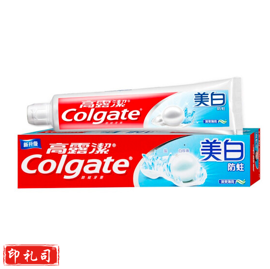 高露洁美白防蛀牙膏140g  