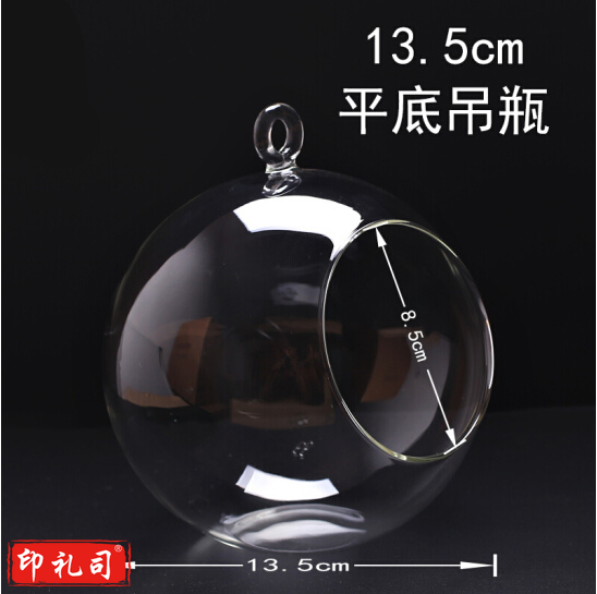 微景观生态瓶 平底吊瓶 收纳瓶 直径13.5cm