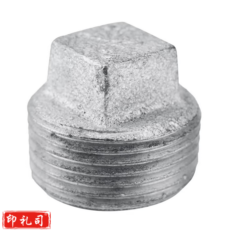 外丝管堵铁镀塞头水管堵漏管帽 4分