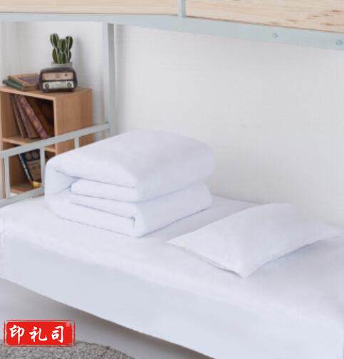 白色被罩1500mm×2000mm白缎条、100%棉、纱织60*60加密、缩水率5% 