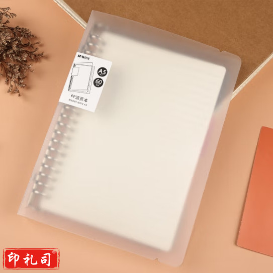 晨光(M&G)文具A5/60页横线活页本活力夹 单本装 HA5600A