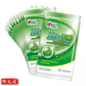 心相印 XCA001消毒独立装湿巾 10片独立包装 170mm*180mm 按包销售 