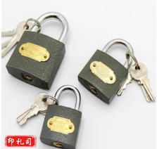 锁头防水防锈锁具 宿舍门锁抽屉柜子防盗窗小锁头 38MM 