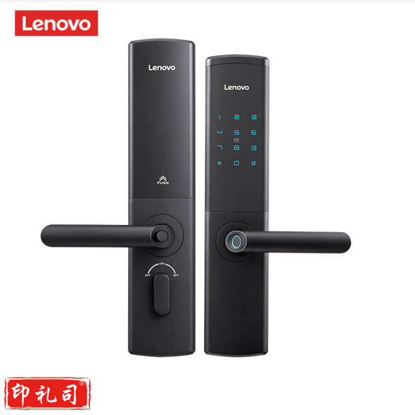 联想 Lenovo R2网络尊享版 指纹锁智能锁电子锁密码锁智能门锁家用防盗门支持无线wifi C级锁芯 星空黑