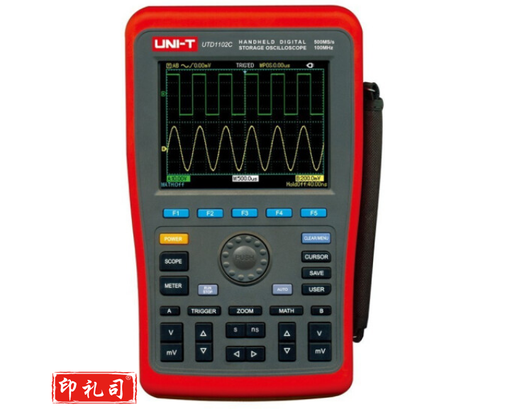 优利德（ UTD1102C 手持式数字存储示波器示波表双通道示波器 