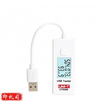 UT658B USB充电检测仪 充放电测试仪 充电宝手机电脑电压电流容量测试仪